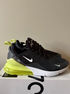 Nike Air Max 270 Lemon Twist Black AH8050-703 Men’s Size 14